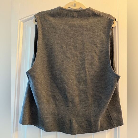 Vintage Parisian 100% Wool Vest - Picture 4 of 6